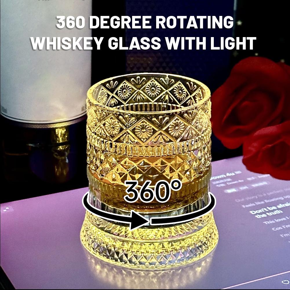 Wine Beer Drink - Verre à whisky rotatif créatif en