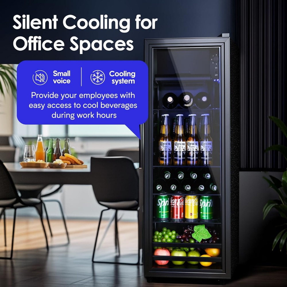 Wine Beer Cooler Fridge - Petit distributeur de boissons, réfrigérateur à