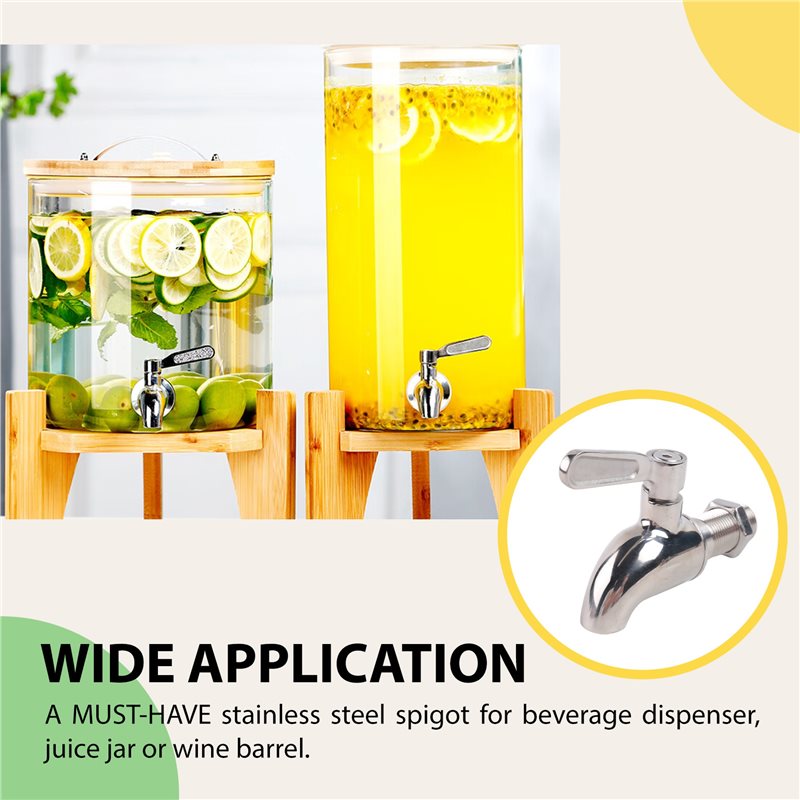 Wine Beer Drink - ABMI - Robinet en acier inoxydable