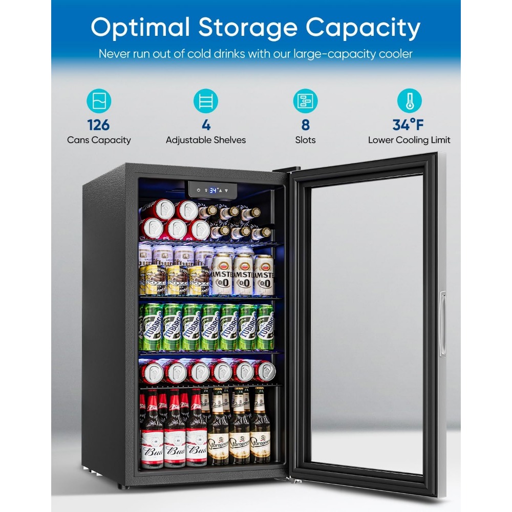 Réfrigérateur à boissons - Min - Wine Beer Cooler Fridge avis et prix
