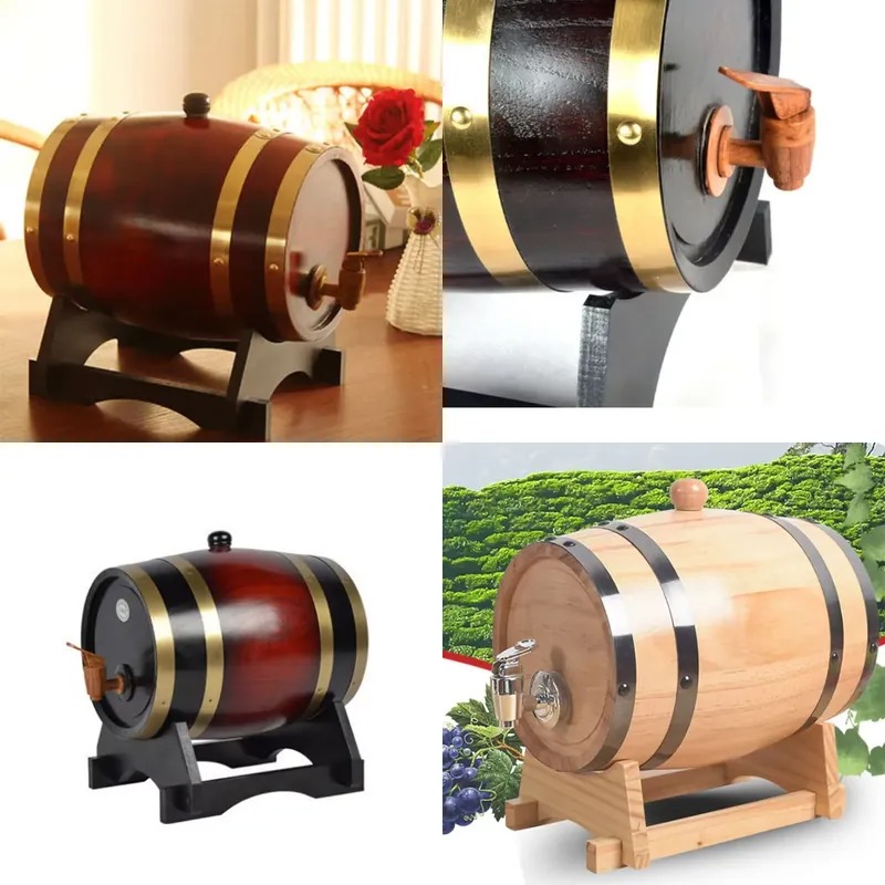 Baril de brassage en bois de 2 - Wine Beer Logo avis et prix