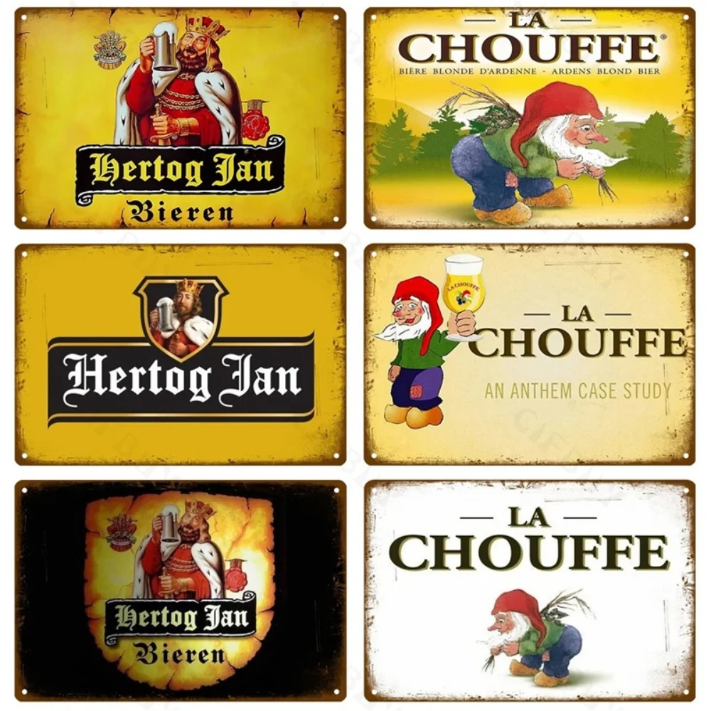 Plaque murale en métal vintage - Wine Beer Brand avis et prix