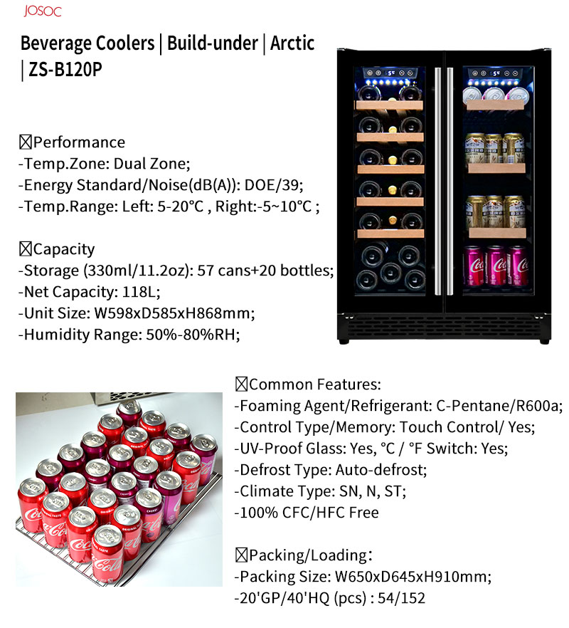 Réfrigérateur à vin et à bière - Wine Beer Cooler Fridge avis et prix