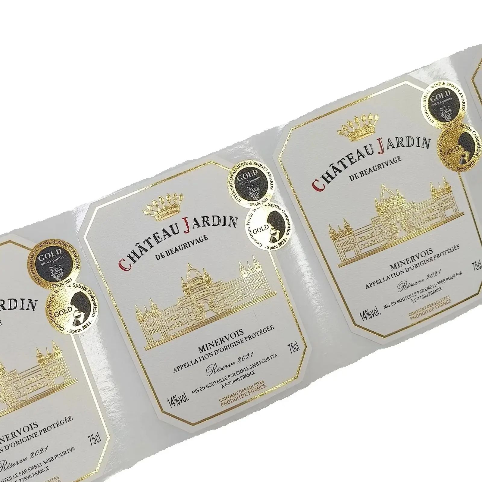 Autocollants personnalisés ave - Wine Beer Logo avis et prix