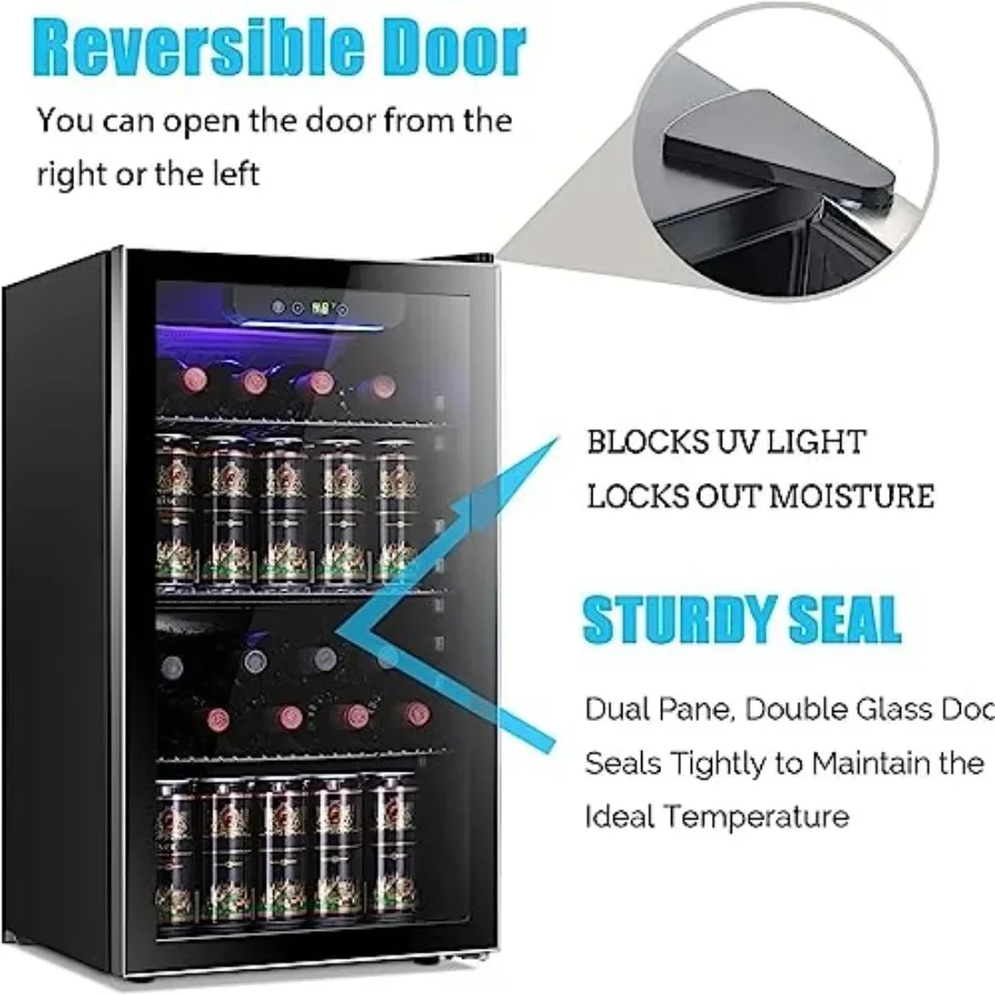 Réfrigérateur à vin/Armoire ré - Wine Beer Cooler Fridge avis et prix